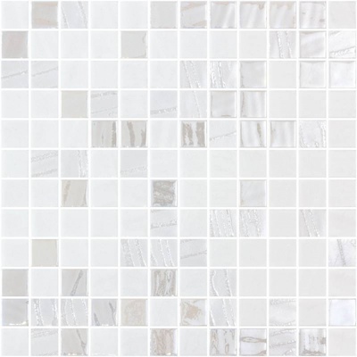Onix Mosaico Mystic Glass Iridis White 31.1x31.1