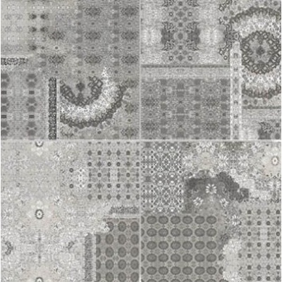 Serenissima Cir Riabita il  Cotto Grey Inserto Pattern s/4 10,5 20x20 - керамическая плитка и керамогранит