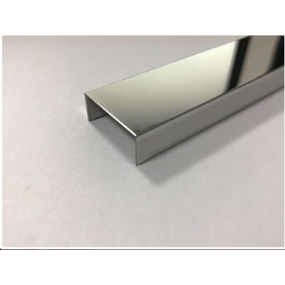 Juliano Вставки и профили SUP25-1S-10H Tile Trim Silver полированный-2 244x2.5x1