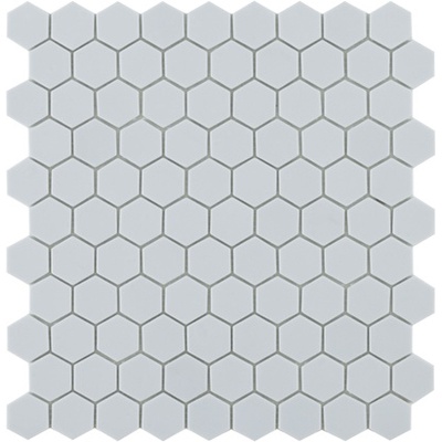 Vidrepur Nordic Hex № 909 Св.серый (на сетке) 30,7x31,7 - керамическая плитка и керамогранит