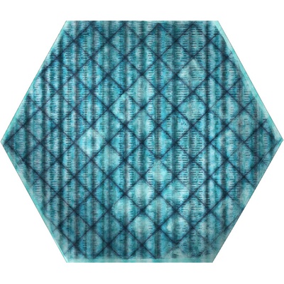 ITT Ceramic Tribu Hexa Blue Matt 23.2x26.7