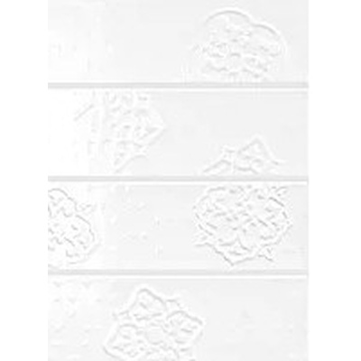 Marazzi Ragno Brick Glossy Dec Mix 4 White 10x30