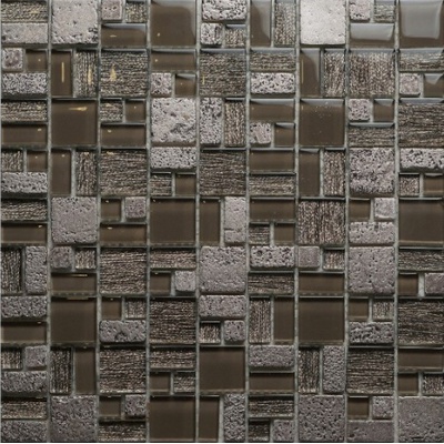 Orro Mosaic Glasstone Серо Коричневая 30,5x30,5