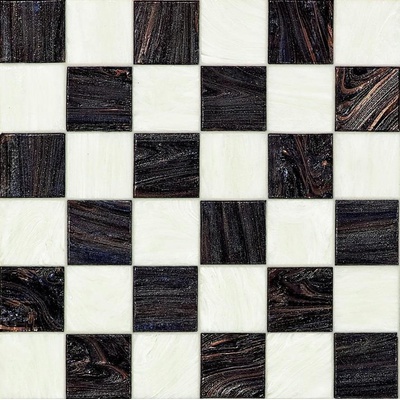 Bisazza Decori 50 06004579SL Checkmate Black 30.8x30.8