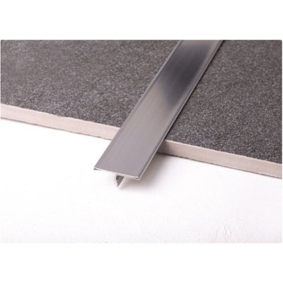Juliano Вставки и профили ST015-1S-8H Tile Trim Silver (толщина металла 0,8мм) 244x2.5x0.8