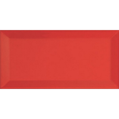 Ape ceramica Biselado Rojo Brillo 10x20