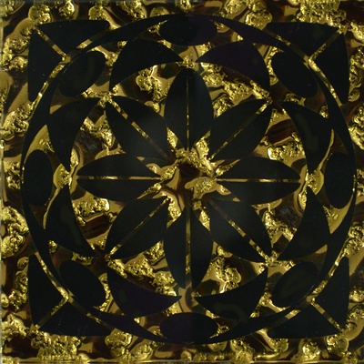 Роскошная Мозаика Напольные вставки ВБ 22 Лиано Золото 6.6x6.6