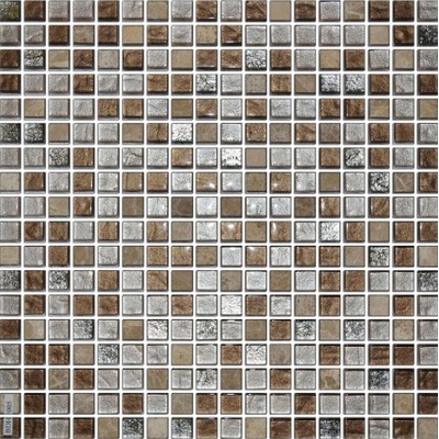 Orro Mosaic Glasstone Коричнево Серая 30x30