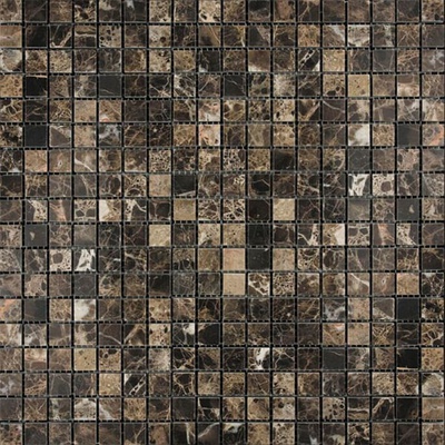 Natural mosaic Adriatica 7M022-15P Emperador Dark 30.5x30.5