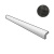 Equipe Country 23313 Pencil Bullnose Anthracite 3x20