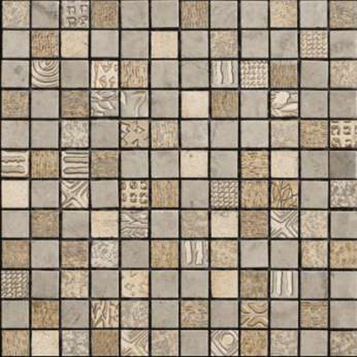 Petra Antiqua Acqueforti mosaics New Smoke/Bronzo 30.5x30.5