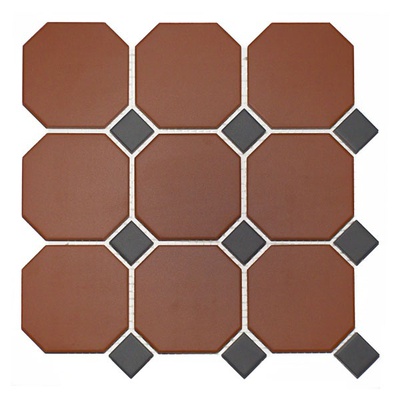 TopCer Field Material 4420OCT14 Black Brown 30x30 - керамическая плитка и керамогранит