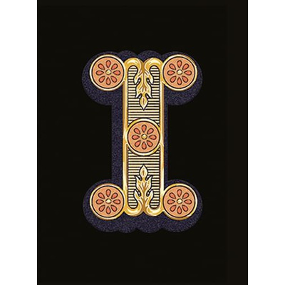 Versace Alphabet 48978 Lettera Nera I 14,5x19,4