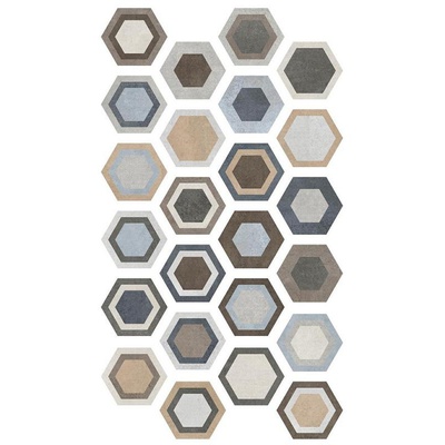 ITT Ceramic Tripoli Hexa Mix (24 вариации рисунка) 23.2x26.7