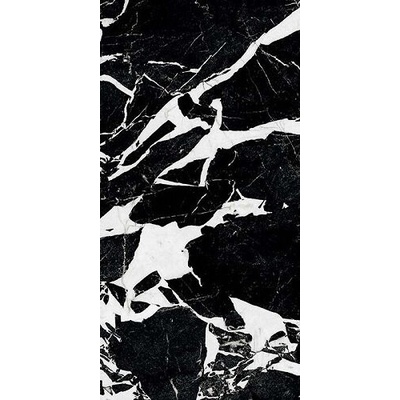 Floor Gres B &amp; W Marble 766414 Fragment High-Glossy Ret 40x80