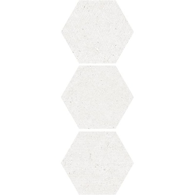 Apavisa Nanoconcept 8431940359828 White Mix Hexagon 25x29