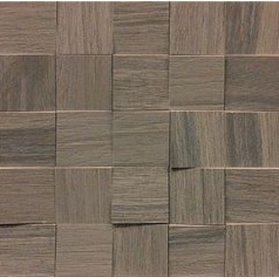 Casa Dolce Casa Wooden Tile Of Cdc 742058 Walnut Matte Mosaico 3d Inclinato 6x6 30x30