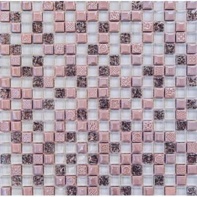 Bonaparte Мозаика стеклянная с камнем Plaza 30x30