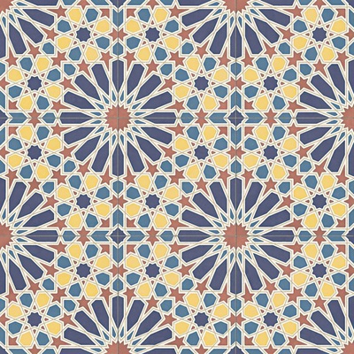 Aparici Alhambra 8431940354311 Blue Natural 59.2x59.2