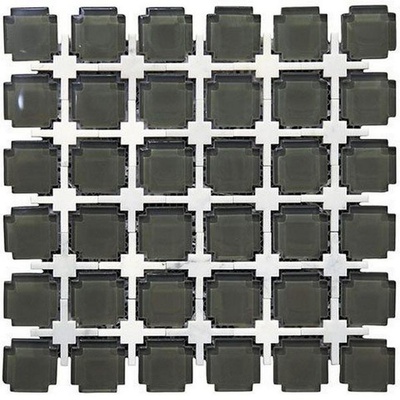 Skalini Malaga MLG-2 Черно Белая 30,5x30,5 - керамическая плитка и керамогранит