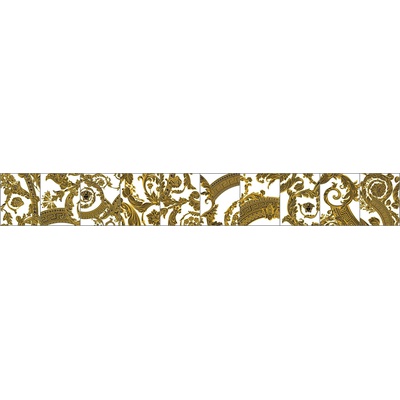 Versace Alphabet 48930 Mix Decori Bianco-Oro 14,5x19,4