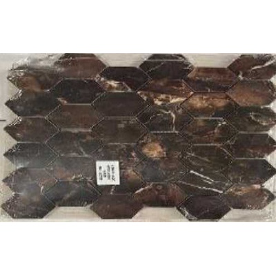 Velsaa Copper Slab Black Hexagone 30.9x32.2