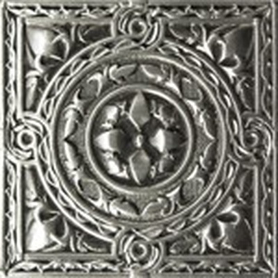 Absolut Keramika Metalic Plox Satined Black Silver-3 6x6