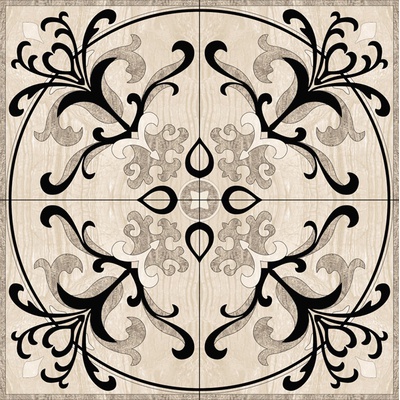 Infinity Ceramic Tiles Ruskin Roseton Gris 120x120