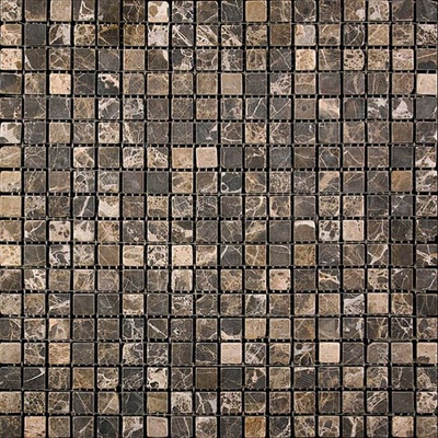Natural mosaic Adriatica 7M022-15T Emperador Dark 30.5x30.5