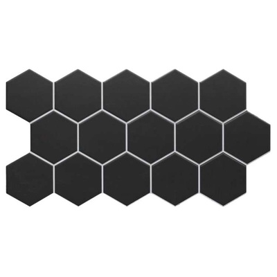 Realonda Rhombus Hex Black 26.5x51