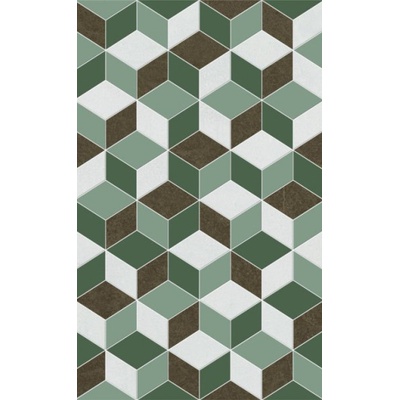 Шахтинская плитка Веста Зеленый 02 25x40