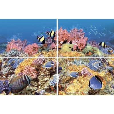 Terracotta Alba AL-P-RF1 Reef-1 (из 4-х плиток) 40x60 - керамическая плитка и керамогранит