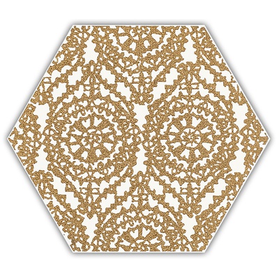 Grupa Paradyz Shiny Lines Gold Heksagon Inserto A 19.8x17.1