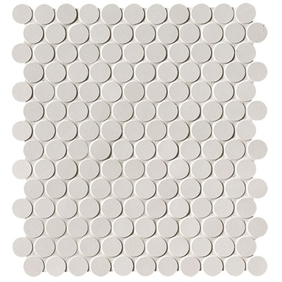 Fap Ceramiche Milano &amp; Floor fNSV Bianco Round Mos.Matt 29.5x32.5