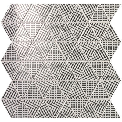 Fap Ceramiche Pat fOEG Deco Black Triangolo Mosaico 30.5x30.5