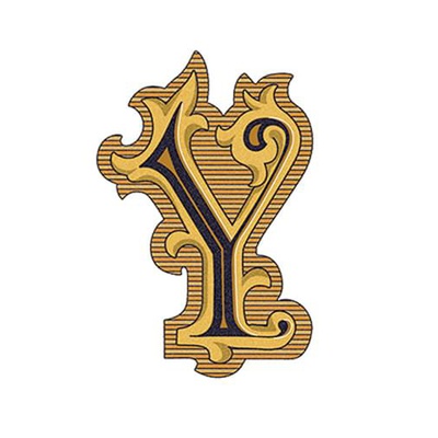 Versace Alphabet 48964 Lettera Bianca Y 14,5x19,4