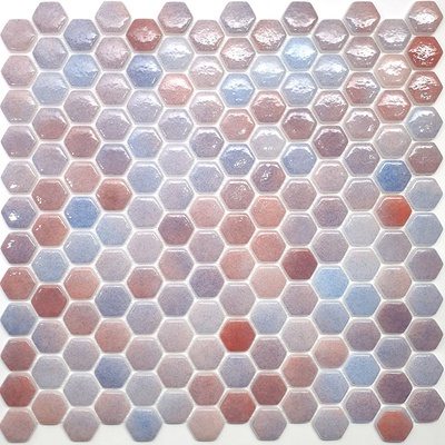 Natural mosaic Steppa STP-RD002-HEX Розово-Голубая 30x30