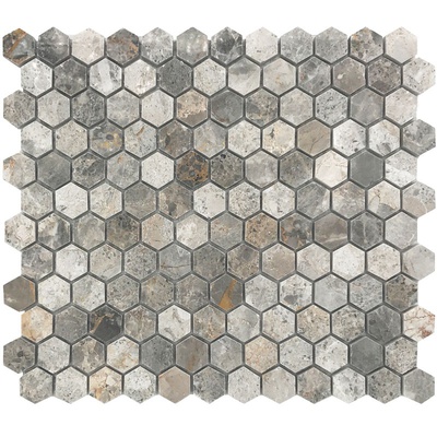 Starmosaic Wild Stone VLgP Hexagon натуральный мрамор 30x30