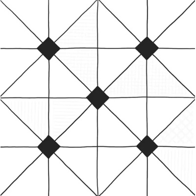 Lasselsberger (LB-Ceramics) Domino 6032-0434 Белый Геометрия 30x30