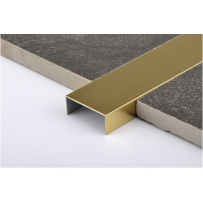 Juliano Вставки и профили SUP25-2S-10H Tile Trim Gold полированный 244x2.5x1