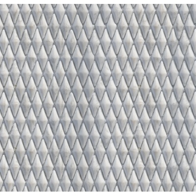 Stone China Mosaic White Light Grey Nat Diamond 29.8x30.5