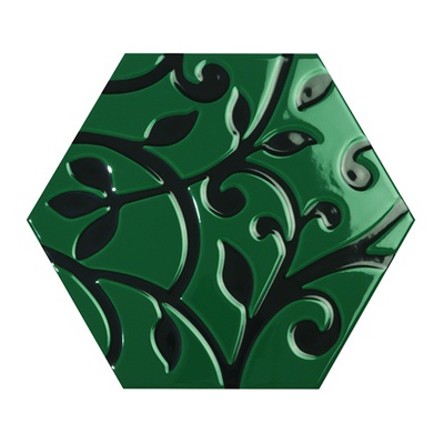 Bestile Toscana Grabados Verde 25,8x29 - керамическая плитка и керамогранит