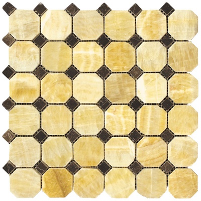 Natural mosaic Octagon 7M073+7M076-BP 30.5x30.5