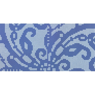 Bisazza Decori Opus Romano 06004532SL Embroidery Blue 58.6x117.2