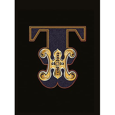 Versace Alphabet 48989 Lettera Nera T 14,5x19,4