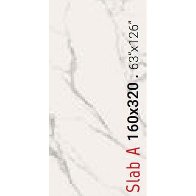 Ava Marmi Statuario Splendente 87009 Slab A Lappato Rettificato 160x320