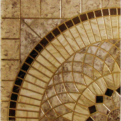 Infinity Ceramic Tiles Rimini Roseton Beige 120x120