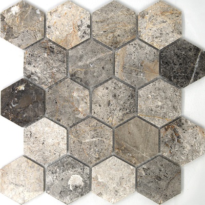 Starmosaic Wild Stone Hexagon VLgP натур. мрамор 30.5x30.5