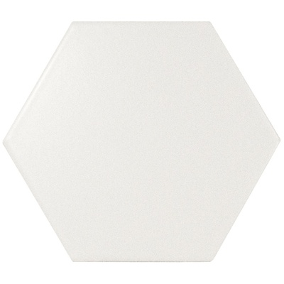 Equipe Scale 21767 Hexagon White Matt 10.7x12.4
