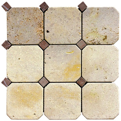 Natural mosaic Octagon M090+M074-BT 30.5x30.5